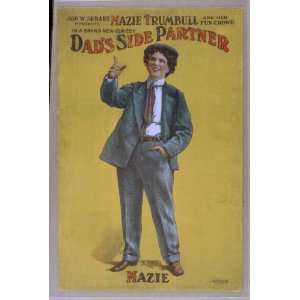  Poster Joe W. Spears presents Mazie Trumbull and her fun 