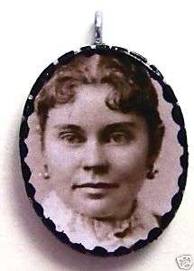 Lizzie Borden Photo Image Pendant Parent Axe Murderer#3  