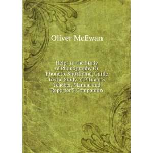   Teacher, Manual and ReporterS Companion Oliver McEwan Books