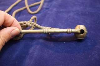 ORIGINAL BOSUNS WHISTLE WITH BROAD ARROW NAVY WW2 WW1  