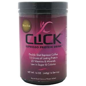  Clickco Espresso Protein Drink, 16 oz (448g) (Protein 