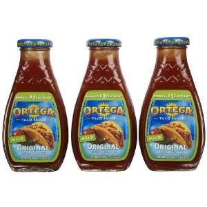 Ortega Mild Taco Sauce, 8 oz, 3 pk Grocery & Gourmet Food