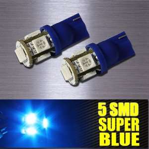  T10/192/194 BASE BLUE 5 LED INTERIOR LIGHTS BULBS 