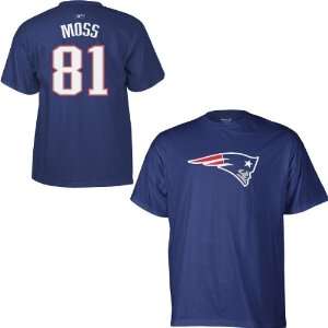   Patriots Randy Moss Name & Number T Shirt Medium