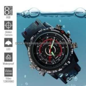   hidden camera new 8gb waterproof watch 