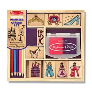   value Wooden Princess Stamp Set By Melissa & Doug: Toys & Games