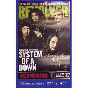  SYSTEM OF A DOWN Revolver Magazine Cover Poster 27x40 