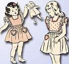 1940s Charming Tot Dress Pattern SWEET Lines Size 3  