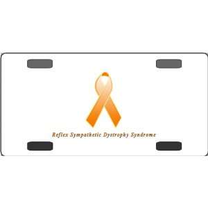  Reflex Sympathetic Dystrophy Awareness Ribbon Vanity 