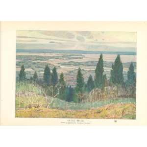 1920 Print Snake River by Gardner Symons 