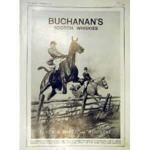  BuchananS Scotch Whisky Horse Hunting Print 1915