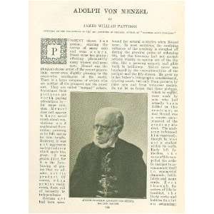  1905 Adolph Von Menzel German Artist illustrated 
