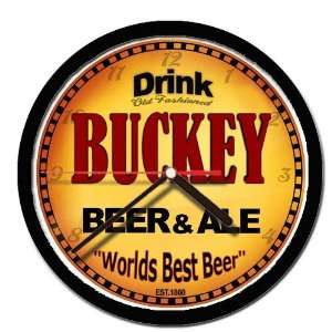  BUCKEY beer and ale cerveza wall clock: Everything Else