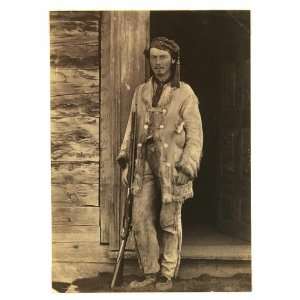  Charles W. Wilson,buckskins,with rifle,1858 1861: Home 