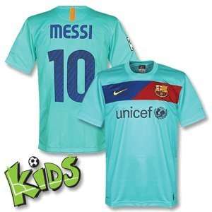   11 Barcelona Away Stadium Jersey + Messi 10   Boys