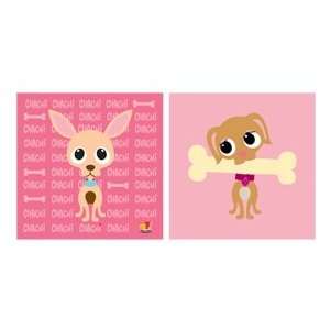  Paul Frank Chachi Dog Pink Wall Art Picture for Children 