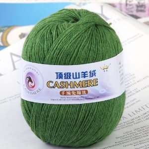  1 Skein Ball Cashmere Knitting Weaving Wool Yarn   Olive 