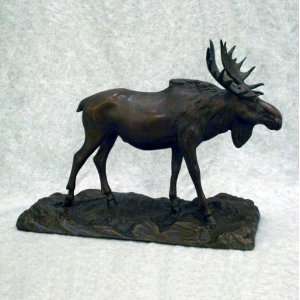  Bull Moose Statue