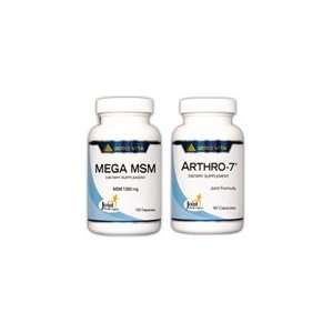  Gero Vita Mega MSM 120 Caps Arthro 7 60 Capsules Health 