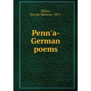  Penna German poems Harvey Monroe, 1871  Miller Books