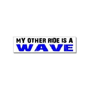  My Other Ride is a Wave   Surfing   Window Bumper Stickers 