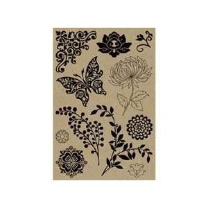  K&Co Amy Butler Lotus Stamps Floral 