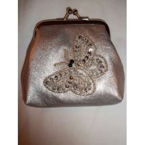  Butterfly Silver Change Purse 