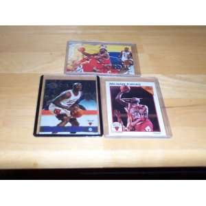  Michael Jordan lot of 3 cards 97/98 fleer #23, 1991 nba 