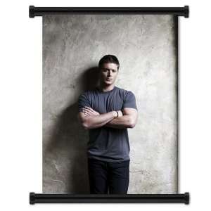  Supernatural TV Show Jensen Ackles Fabric Wall Scroll 