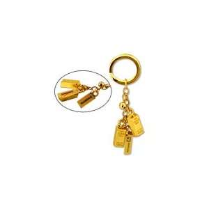 Gold Bar Key Chain