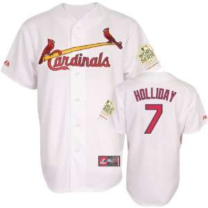 Matt Holliday Jersey Big & Tall St. Louis Cardinals #7 Home White 
