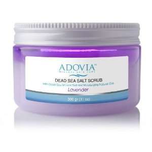  Adovia Dead Sea Salt Scrub   Lavender  FREE SHIPPING 