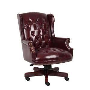  Products Traditional Wing Back Executive Swivel Chair: Office Products