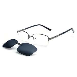  Model 9023 prescription eyeglasses (Gunmetal) Health 