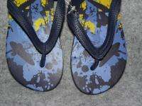   TODDLER KIDS BOYS Flip Flops Beach Summer Sandal Size 12 13 1 2 3 4