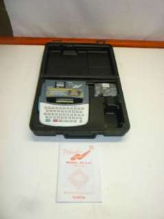 Brother Model PT 310 P Touch Extra Label Maker W/ Case  