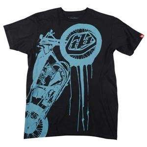  Troy Lee Designs Bleed T Shirt   Large/Navy Heather 