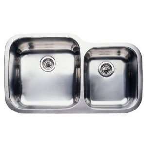  Blanco 440157 36 S. Steel Double Bowl Kitchen Sink: Home 