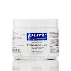  Pure Encapsulations Probiotic 123 (dairy free) 80 Grams (F 