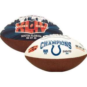  Indianapolis Colts Super Bowl XLIV Championship Football 