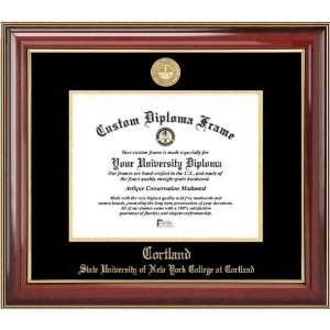 SUNY College at Cortland Red Dragons   Gold Medallion 