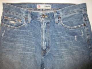 BKE 67 DENIM from BUCKLE BRYSON Boot Cut 33 LONG x 34 Destroyed Low 