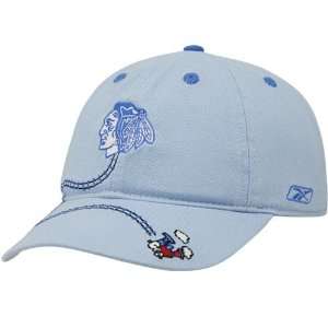   Chicago Blackhawks Light Blue Preschool Train Hat: Sports & Outdoors
