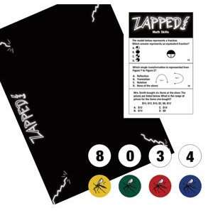  Zapped! Math Skills (Grades 3rd   Up): Toys & Games