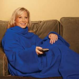  Royal Blue Authentic Snuggie Blanket with Sleeves   New 