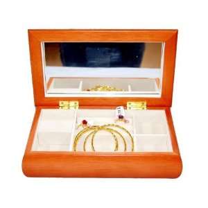  Oak Burl Classical Jewelry Box 3x6x10