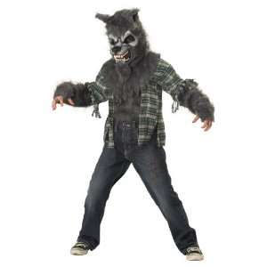  Childs Howling At the Moon Wolf Costume Size Medium (8 10 