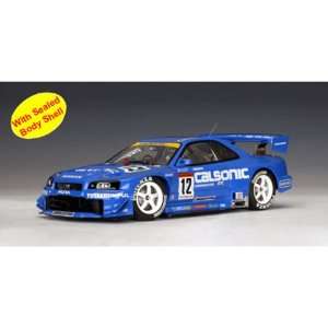    2002 Nissan Skyline GT R R34 JGTC #12 Calsonic 1/18: Toys & Games