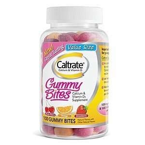  Caltrate Gummy Bites, 100 Count: Health & Personal Care