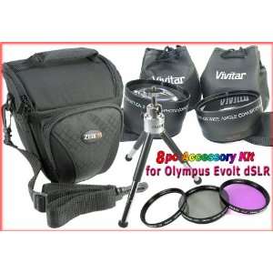  8pc Accessory Kit for Olympus Evolt 410, 420, 500, 510 